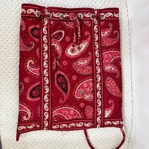 Mesa Red Bandana Paisley Backpack Vera Bradley Lightweight Drawstring READ